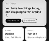 Joy menu preview